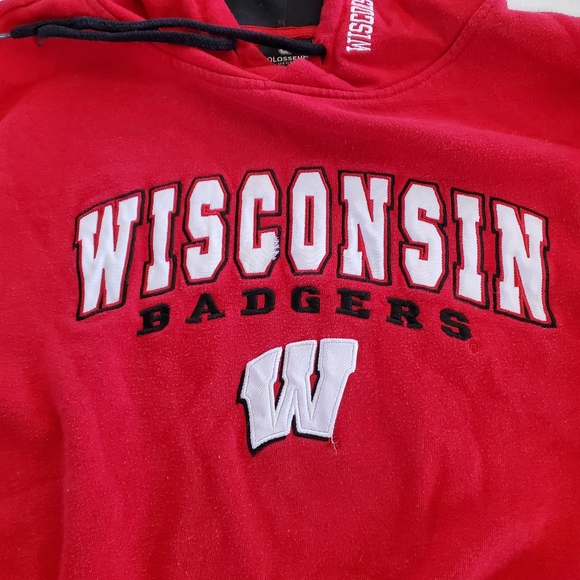 Wisconsin Badgers Colosseum Pullover Hoodie Size XL - Picture 4 of 15